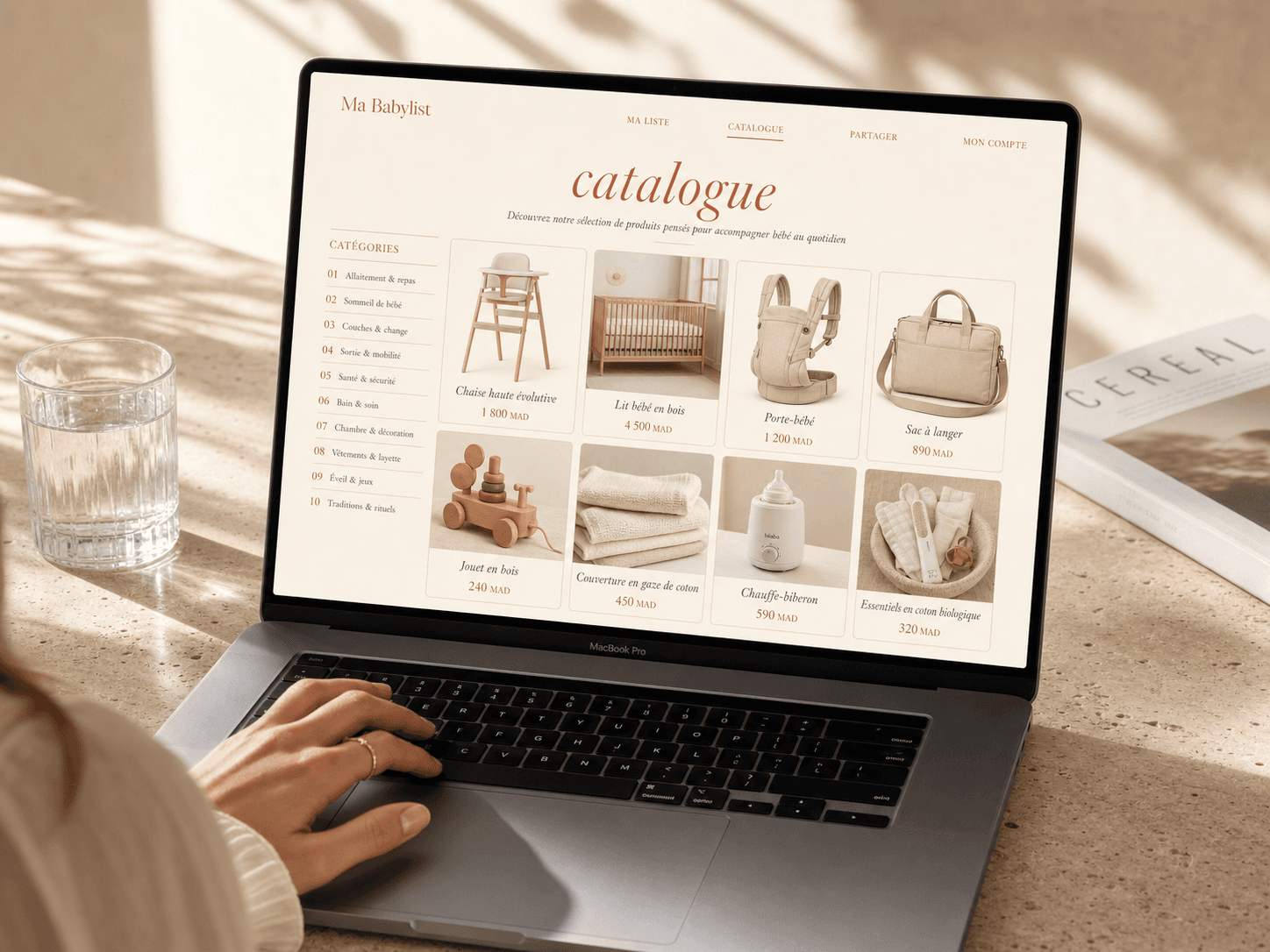 Composer sa liste chapitre par chapitre