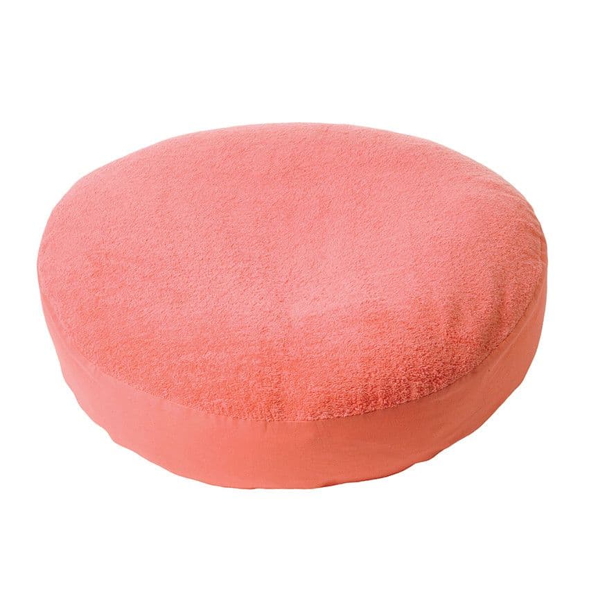 PREMAMAN Housse ronde de coussin d'allaitement - Tea Rose - Blanc - Coussins allaitement - Sommeil