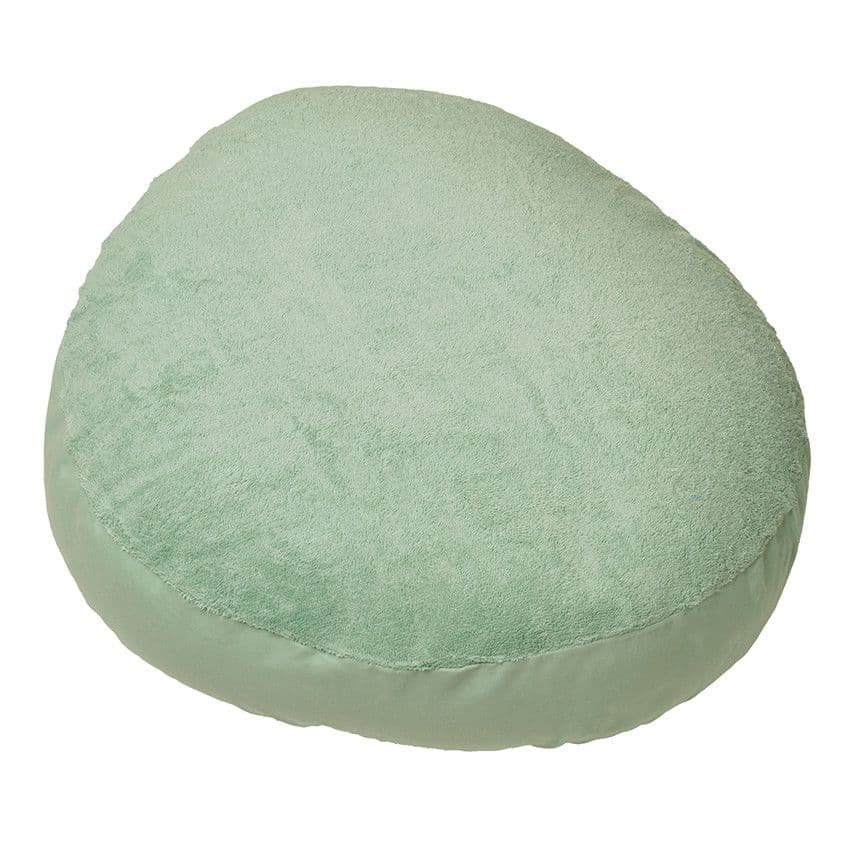 PREMAMAN Housse ronde de coussin d'allaitement - Mint - Blanc - Coussins allaitement - Sommeil
