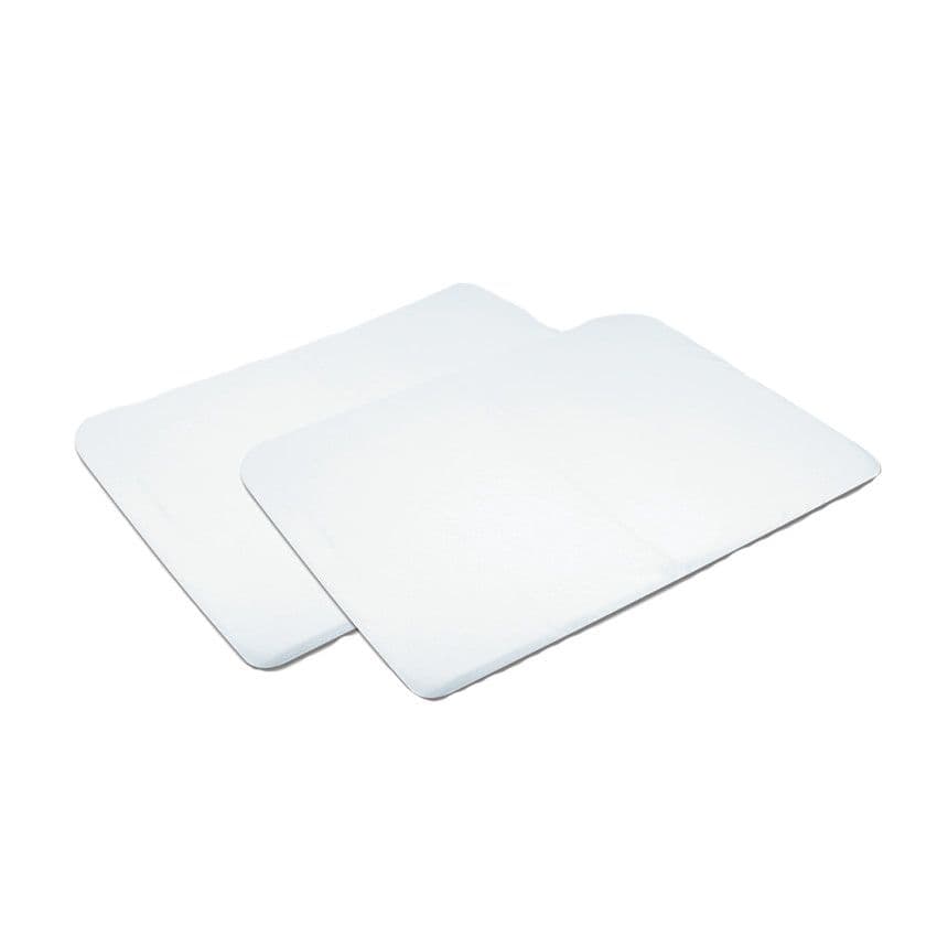 MAXI COSI Lot de 2 draps housse enfant - Blanc - Bleu - Drap housse, alèse et couverture - Sommeil