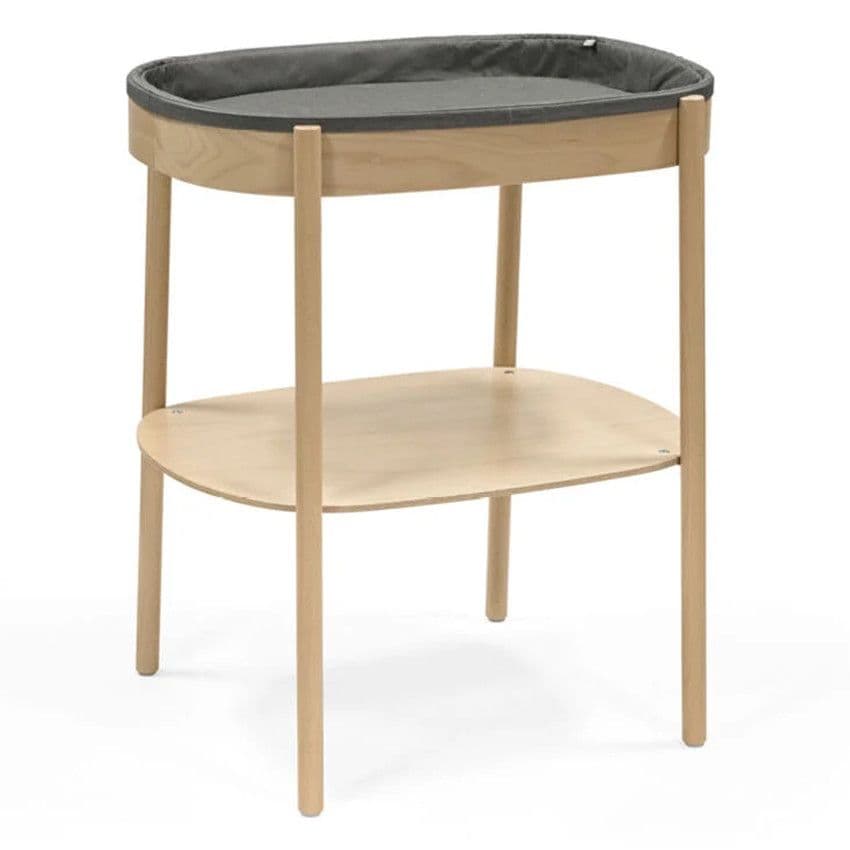 STOKKE Table à langer Sleepi Natural - Bleu - Tables et Matelas à langer  - Bain