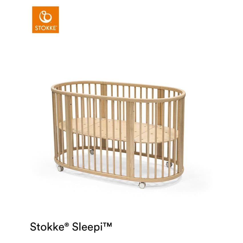 STOKKE Lit Sleepi 70 x 140 cm - natural - Bleu - Chambres, lits et berceaux  - Sommeil
