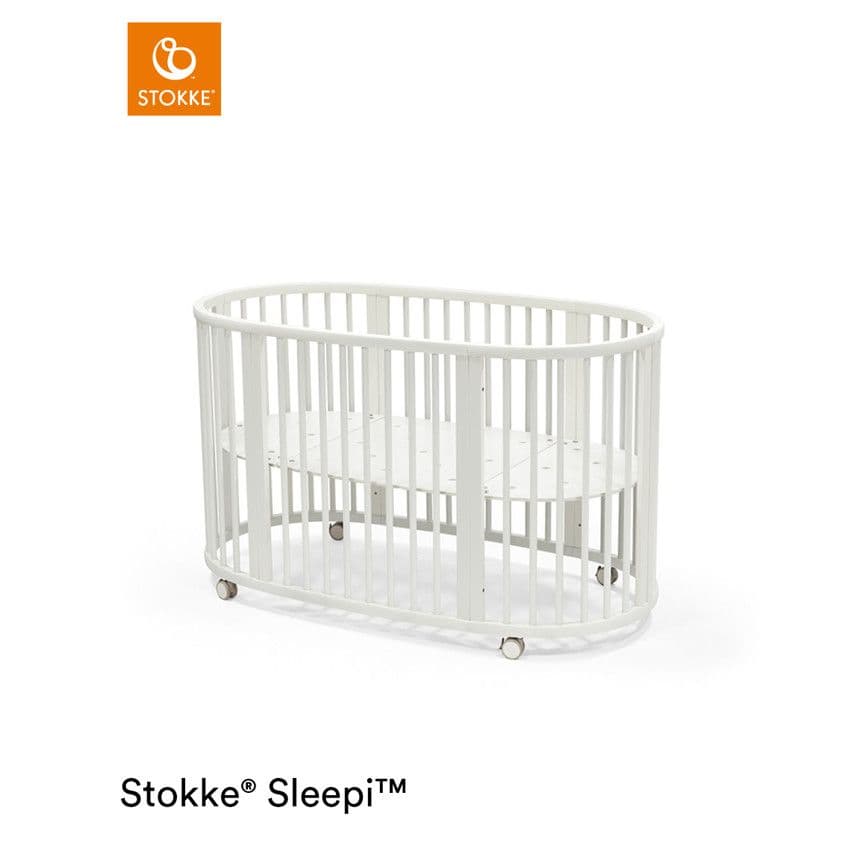 STOKKE Lit Sleepi V3 70 x 140 cm white - Bleu - Chambres, lits et berceaux  - Sommeil