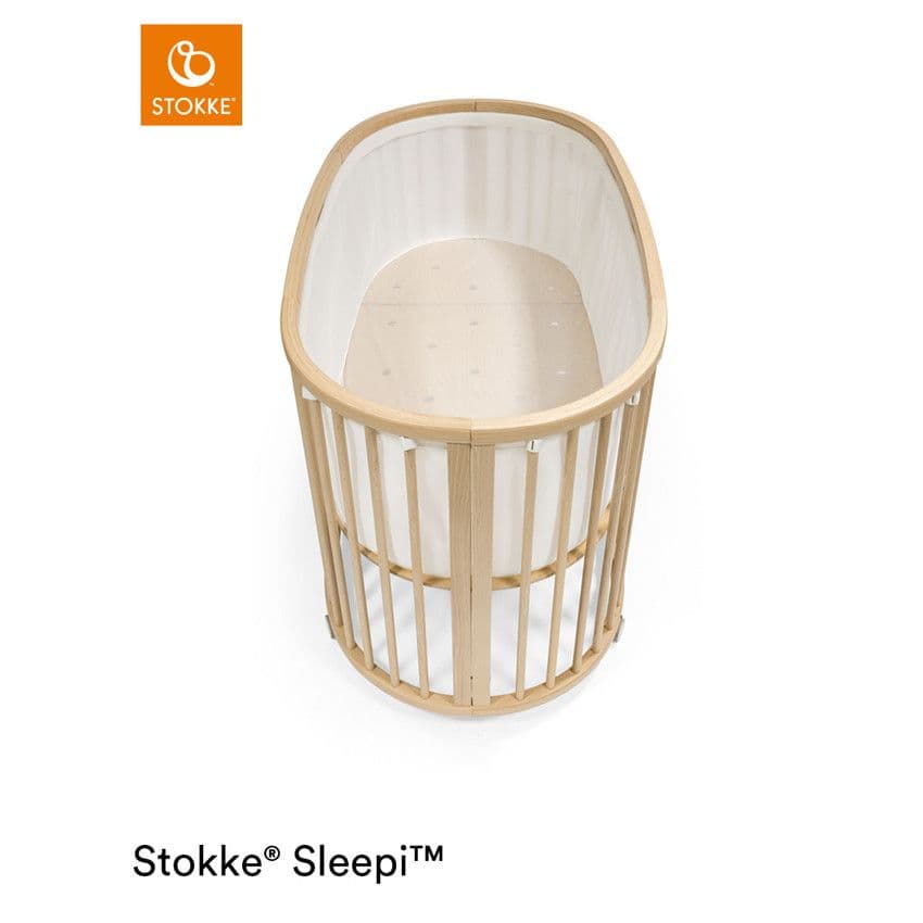 STOKKE Tour de lit Sleepi Mesh V3 White - Bleu - Literie - Sommeil