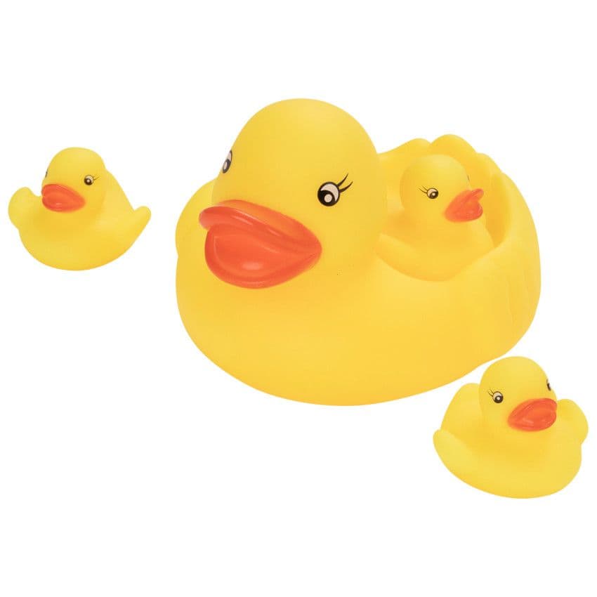 PREMAMAN Jouet de bain canards flotteurs - Duck family 2.0 - Bleu - Jouet de bain - Bain