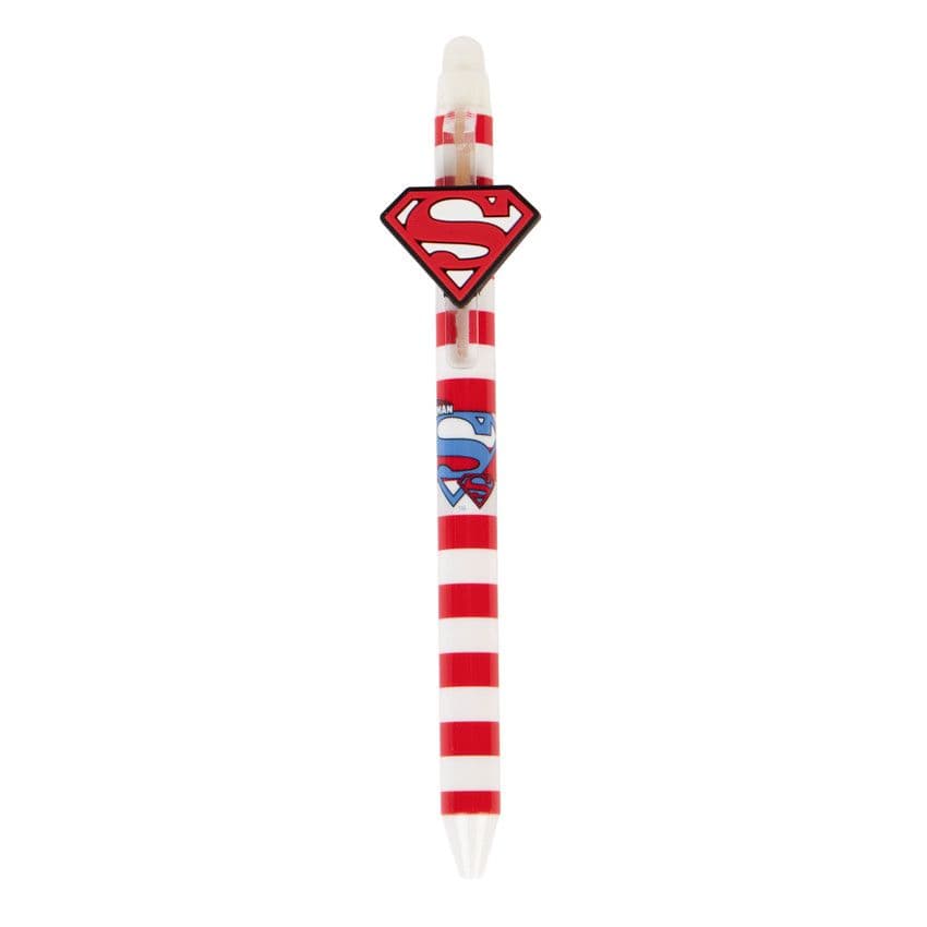 Orchestra Stylo à bille effaçable Superman Warner - Rouge - Jouet d'éveil - Éveil et jeux