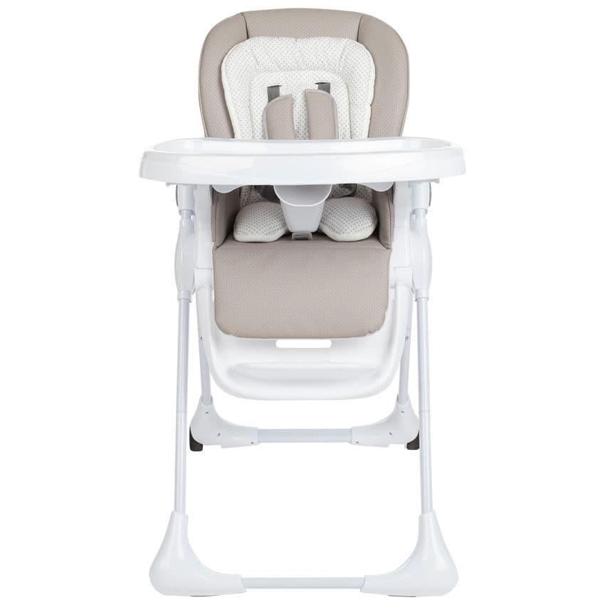 PREMAMAN Chaise haute réglable Jude 0+ - Beige - Bleu - Chaises hautes et coussins - Repas