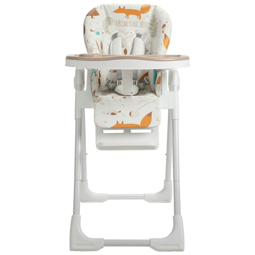 Babycare Chaise haute réglable - Renard - Bleu - Chaises hautes et coussins - Repas