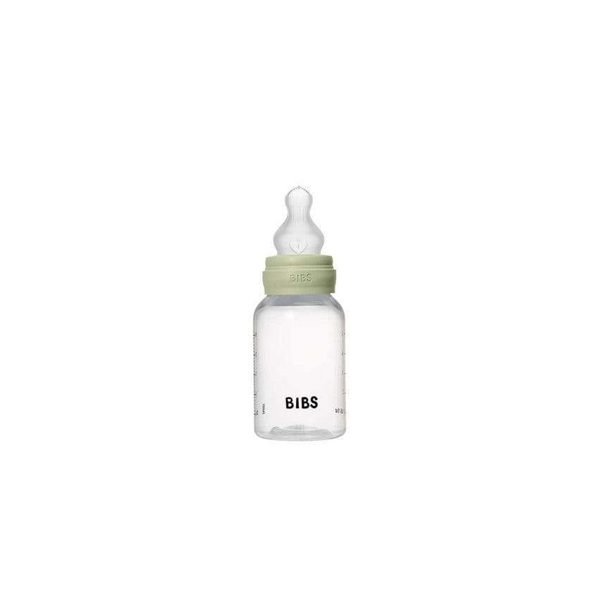 BIBS  FIDDING BOTTLE SMALL BABY BOTTLE SET 150 ML SILICONE SAGE - Bleu - Biberonnerie - Repas