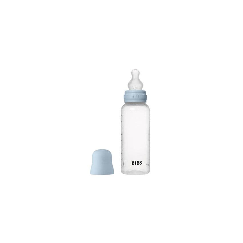 BIBS  FIDDING BOTTLE MEDIUM BABY BOTTLE SET 270 ML SILICONE BABY BLUE - Bleu - Biberonnerie - Repas