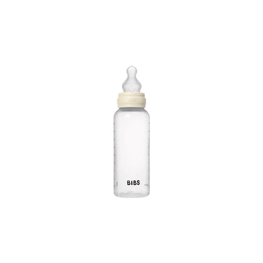 BIBS  FIDDING BOTTLE MEDIUM BABY BOTTLE SET 270 ML SILICONE IVORY - Bleu - Biberonnerie - Repas