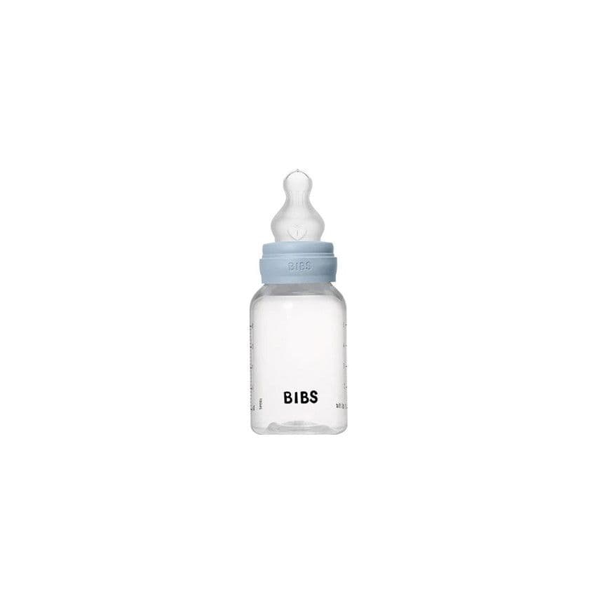 BIBS  PETIT BIBERON BIBS Anti Colic bouteille Silicone 150 ml Slow Flow Blue - Bleu - Biberonnerie - Repas