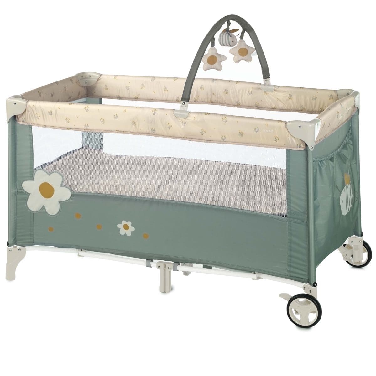 JANE Lit de Voyage Duo Level Toys Botanic - - Lits de voyage - Voyages