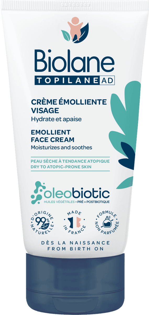 Biolane CRÈME ÉMOLLIENTE VISAGE TOPILANE AD - 50ML - CRÈME ÉMOLLIENTE VISAGE TOPILANE AD - 50ML - Accessoires bain et hygiène - Bain