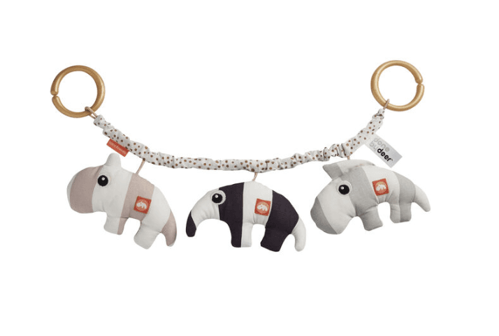 DONE BY DEER SPIRALE D'ACTIVITÉS POUSSETTE DEER FRIENDS ROSE - - Accessoires poussettes - Poussettes