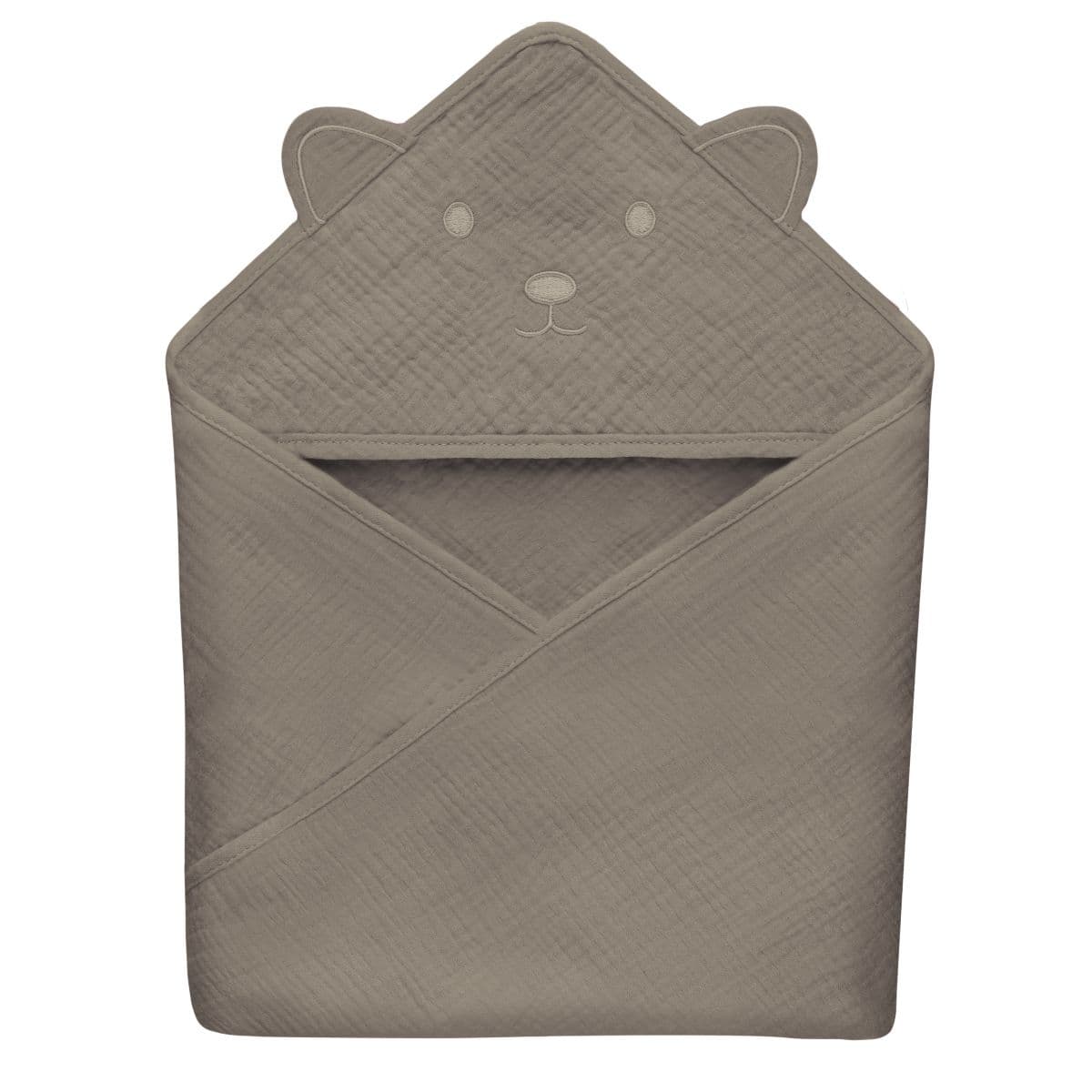 LIONELO Serviette de bain avec capuchon- Marron - - Sorties de bain - Bain