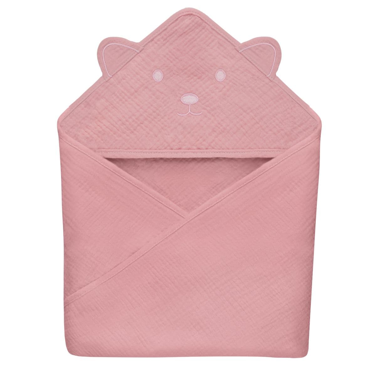 LIONELO Serviette de bain avec capuchon - Rose - - Sorties de bain - Bain